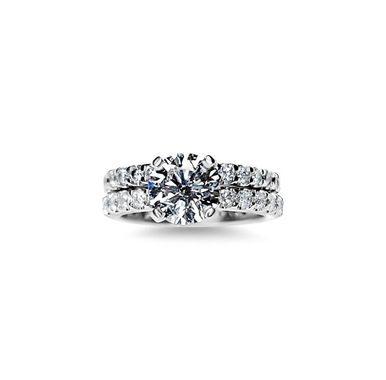 Round Diamond, Engagement Ring, Platinum