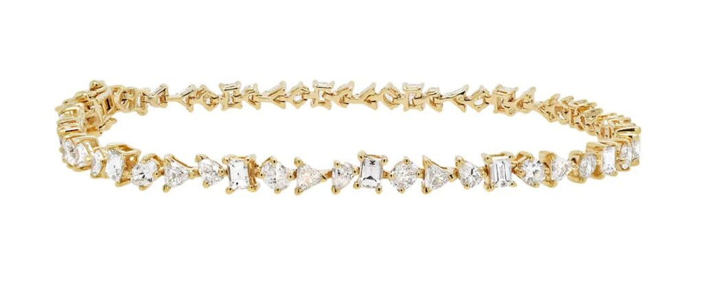 Estate Confetti Diamond Tennis Bracelet - Villarreal Jewelers - Austin, TX