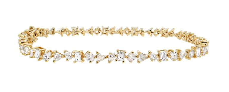 Estate Confetti Diamond Tennis Bracelet - Villarreal Jewelers - Austin, TX