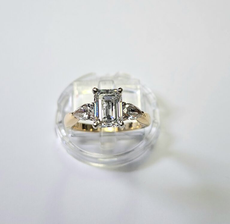 Estate Emerald-Cut Diamond Ring 2.59 carats