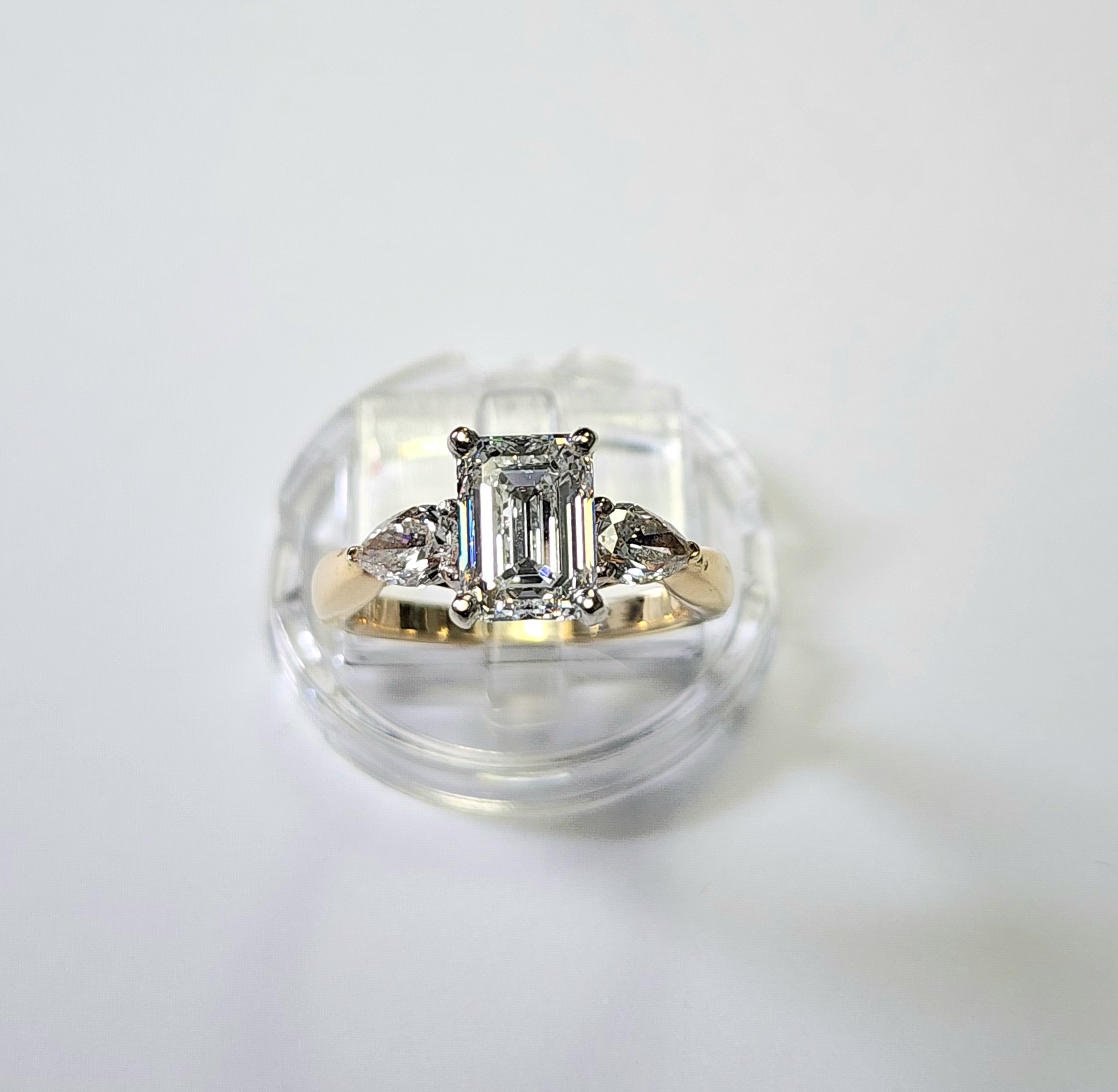 Estate Emerald-Cut Diamond Ring 2.59 carats